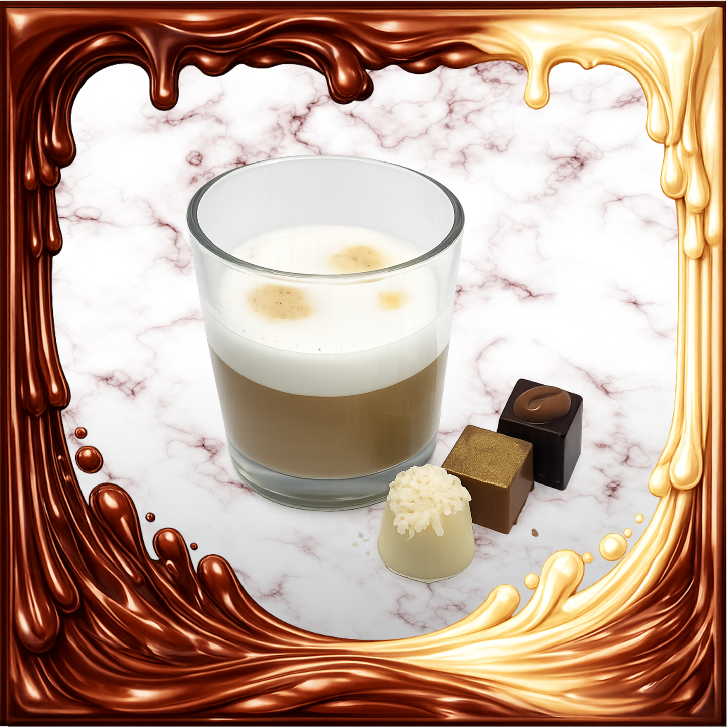 3 Pralinen mit Wiener Melange