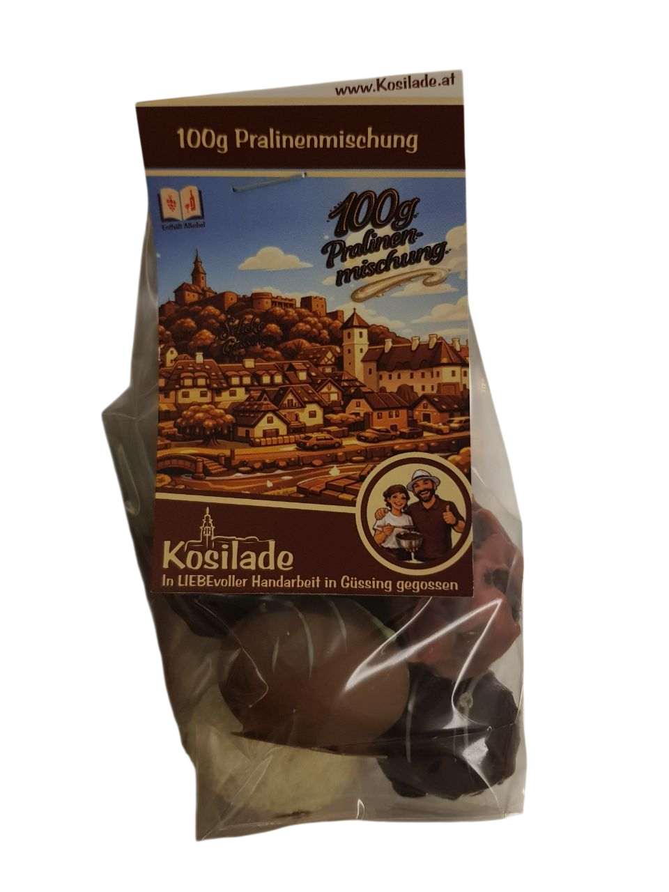 100g Oster-Pralinenmischung im Sackerl (alkoholfrei)
