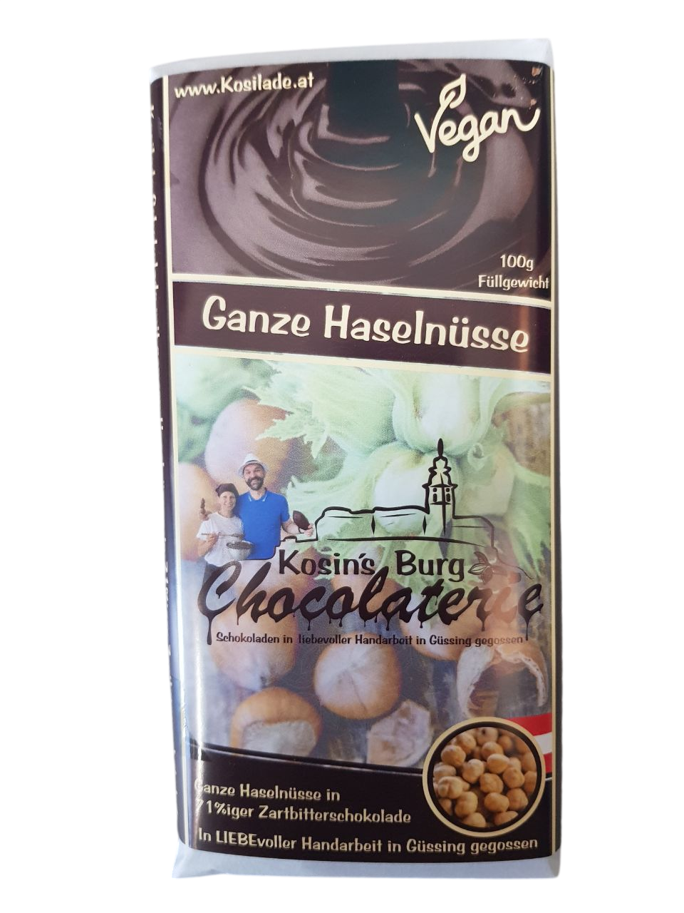 Ganze Haselnüsse