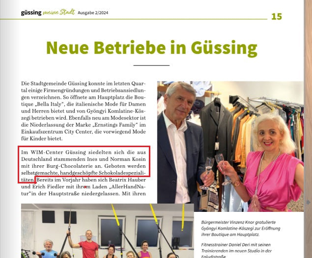 Infozeitschrift Stadtgemeinde Güssing 02/ 2024