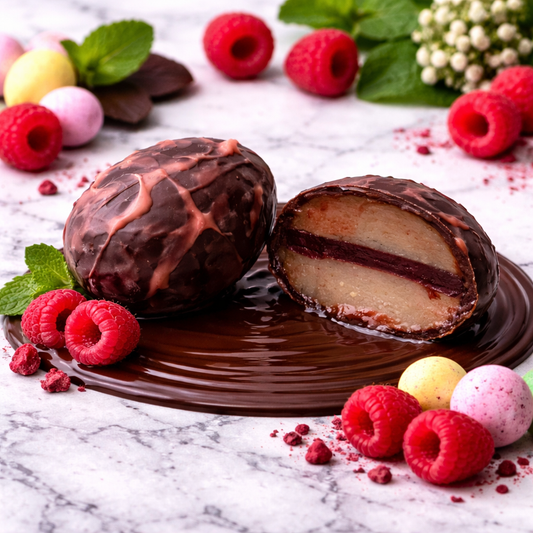 Himbeer Minze Osterei