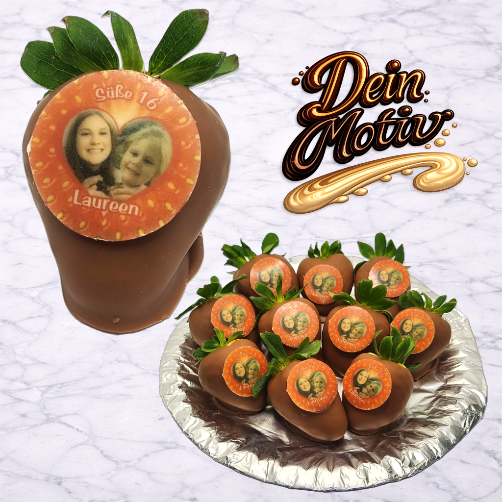 Eigene Schoko Erdbeeren