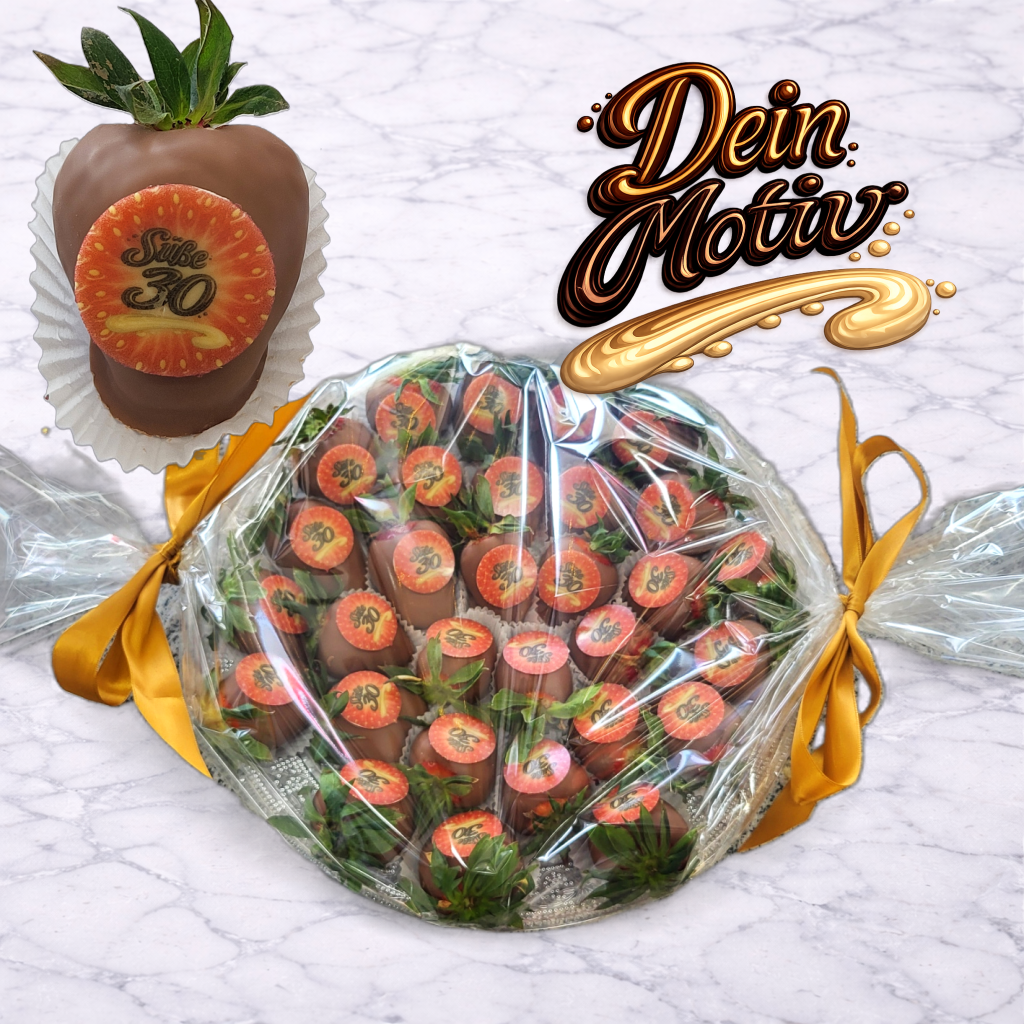 Eigene Schoko Erdbeeren