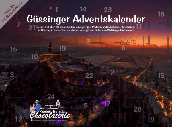 Güssinger Kosilade Adventskalender 2025 (VORBESTELLUNG)