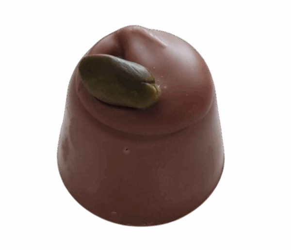Pistaziencreme Einzelpraline • Vollmilchschokolade