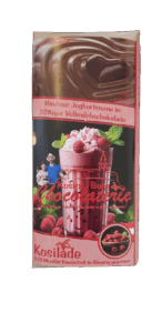 Himbeer-Joghurtcreme Vollmilchschokolade • Gefüllte Tafel