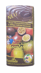 Mango- Maracuja-Cremefüllung in Vollmilchschokolade • Gefüllte Tafel