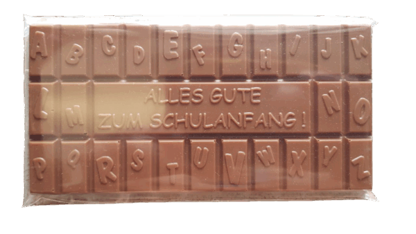Zum Schulanfang • Motiv VollmilchSchokolade